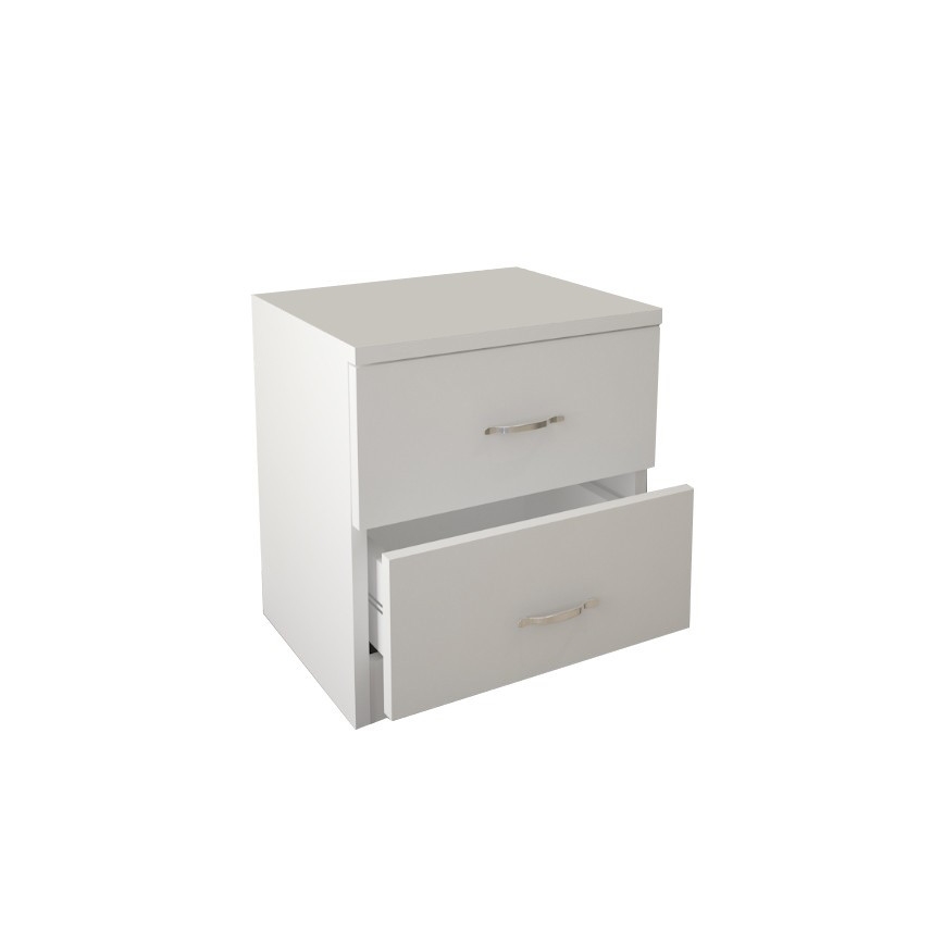 Mesa de cabeceira SINE 42x40 cm branco