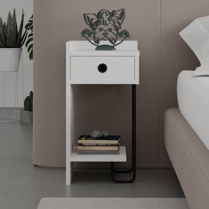 Mesa de cabeceira SONY branca