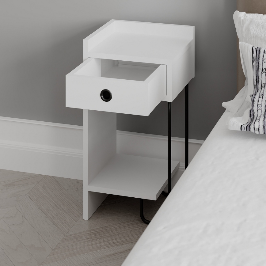 Mesa de cabeceira SONY branca