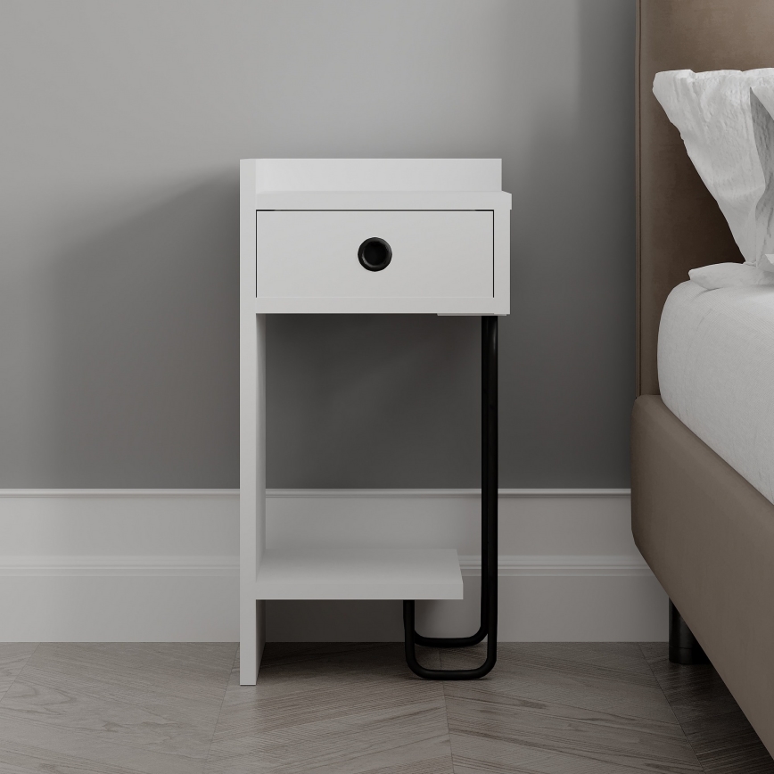 Mesa de cabeceira SONY branca