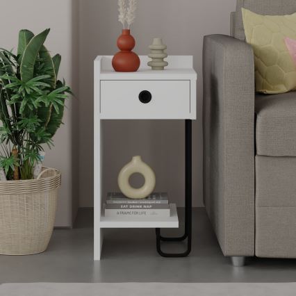 Mesa de cabeceira SONY branca