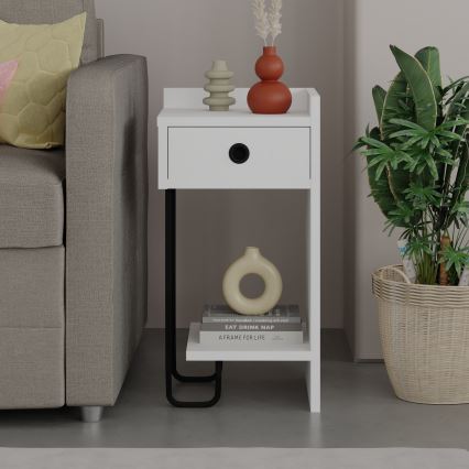 Mesa de cabeceira SONY branca