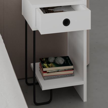 Mesa de cabeceira SONY branca
