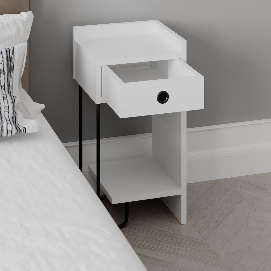 Mesa de cabeceira SONY branca