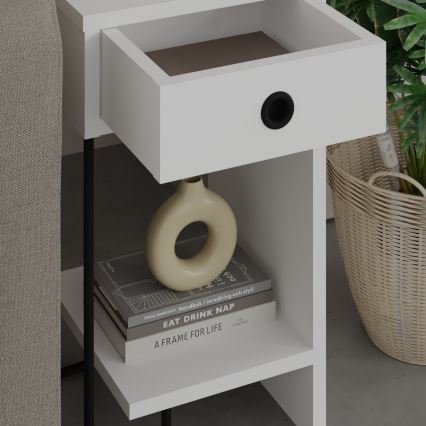 Mesa de cabeceira SONY branca