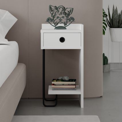 Mesa de cabeceira SONY branca