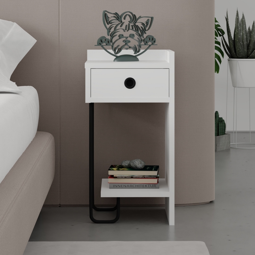 Mesa de cabeceira SONY branca