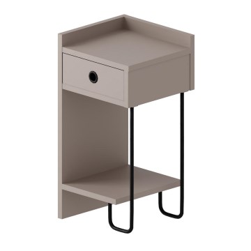 Mesa de cabeceira SONY taupe