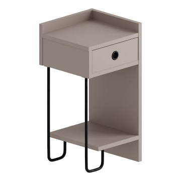 Mesa de cabeceira SONY taupe