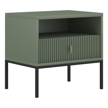 Mesa de cabeceira SUE verde/preto