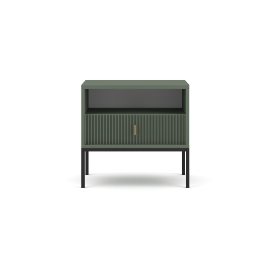 Mesa de cabeceira SUE verde/preto