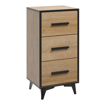 Mesa de cabeceira TERRA 95x47,5 cm castanho