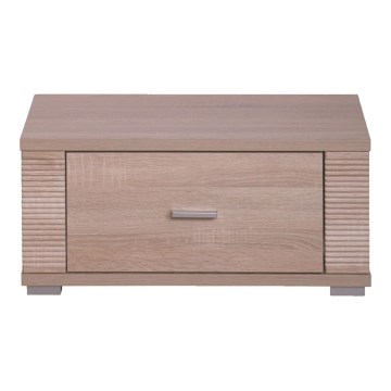 Mesa de cabeceira THEMO 29x63 cm castanho
