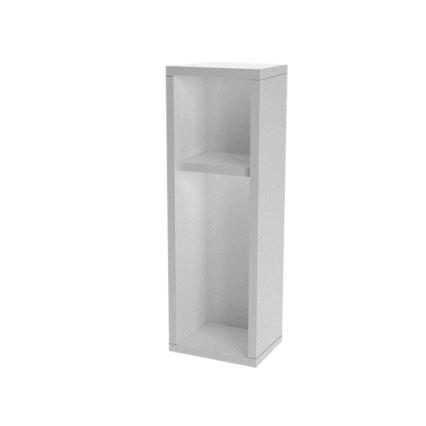 Mesa de cabeceira TURRA 65x20 cm branca