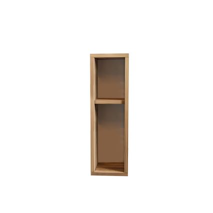 Mesa de cabeceira TURRA 65x20 cm castanha