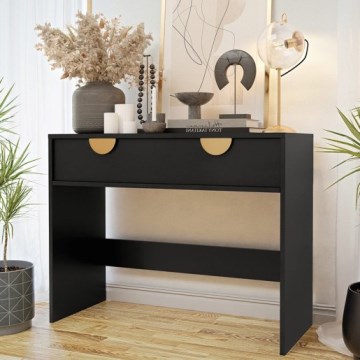 Mesa de cabeceira VUNOTIS 78x100 cm preto