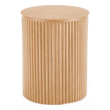 Mesa de cabeceira WOODY 50x40 cm bege