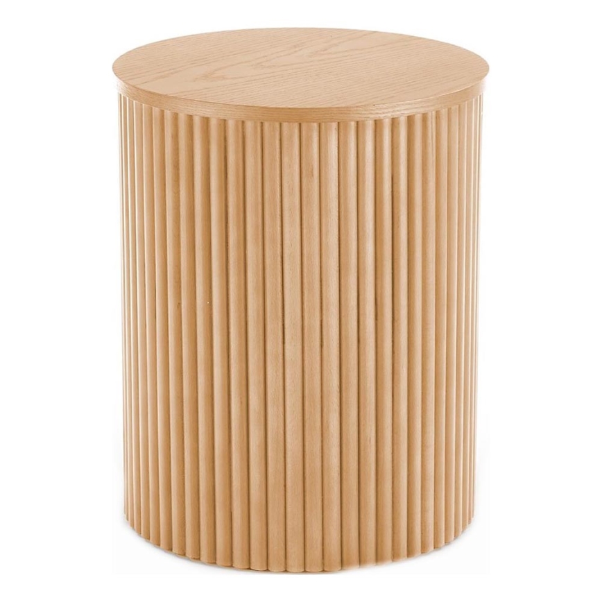 Mesa de cabeceira WOODY 50x40 cm bege