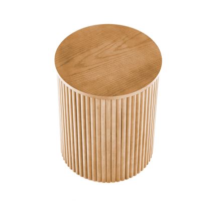 Mesa de cabeceira WOODY 50x40 cm bege