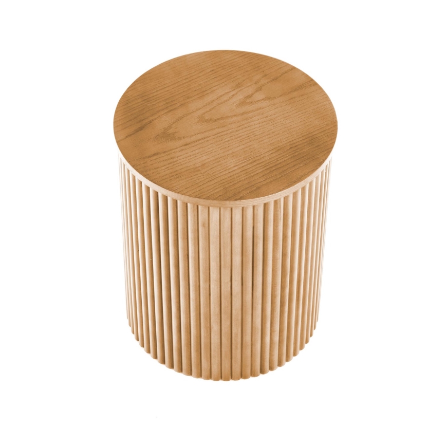 Mesa de cabeceira WOODY 50x40 cm bege