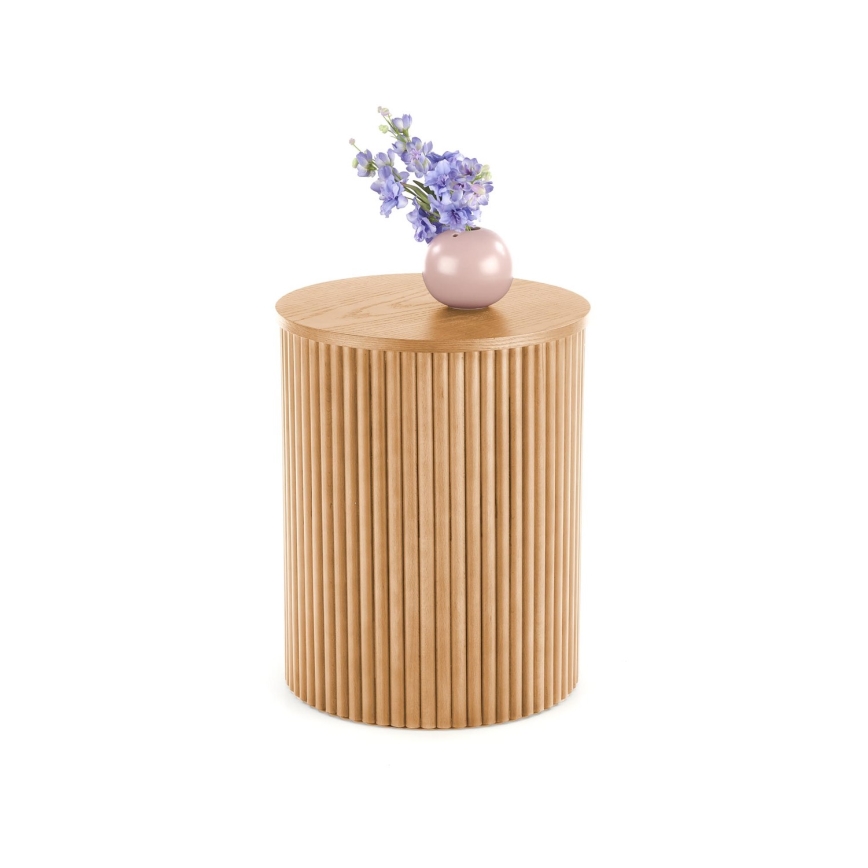 Mesa de cabeceira WOODY 50x40 cm bege