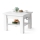 Mesa de café/jantar dobrável com tampo elevatório CALEB branco