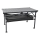 Mesa de campismo dobrável 118x70 cm antracite