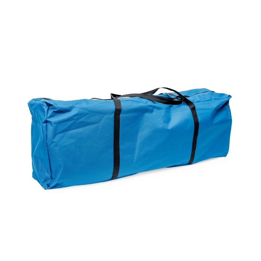 Mesa de campismo dobrável + 2x cadeiras azul