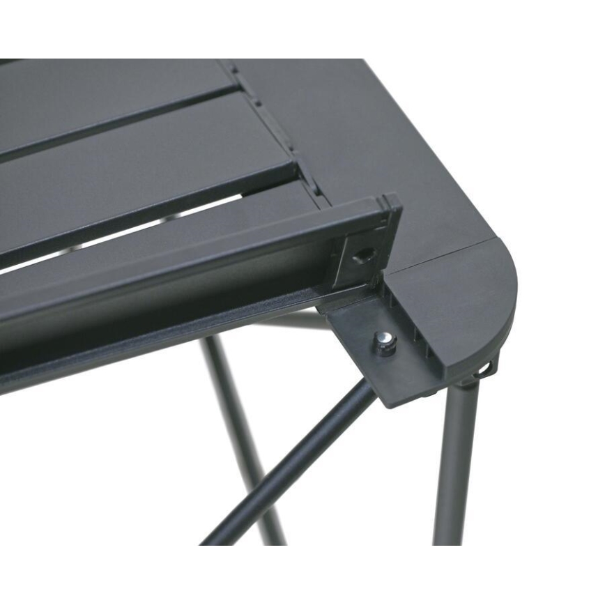Mesa de campismo dobrável 52x52cm antracite