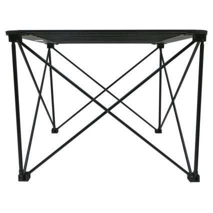 Mesa de campismo dobrável 70x70cm antracite