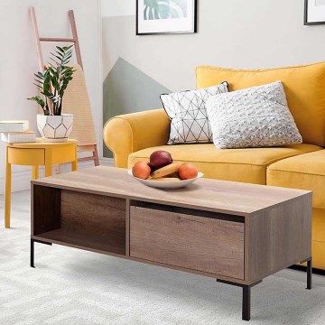 Mesa de centro 42x103 cm castanho