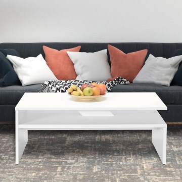 Mesa de centro 42x110 cm branco