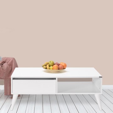 Mesa de centro 42x110 cm branco