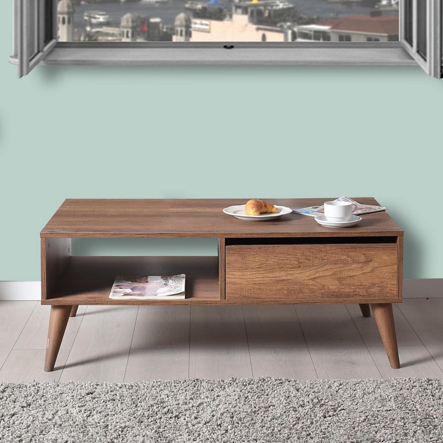 Mesa de centro 42x110 cm castanho