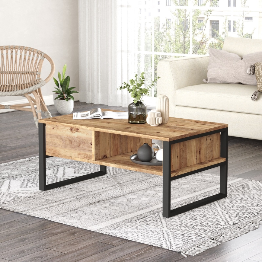 Mesa de centro 44,4x100 cm pinho atlantic