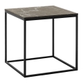 Mesa de centro 52x50 cm preto