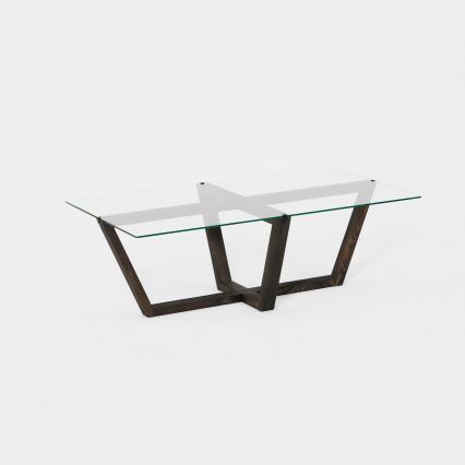 Mesa de centro AMALFI 35x105 cm pinho/transparente