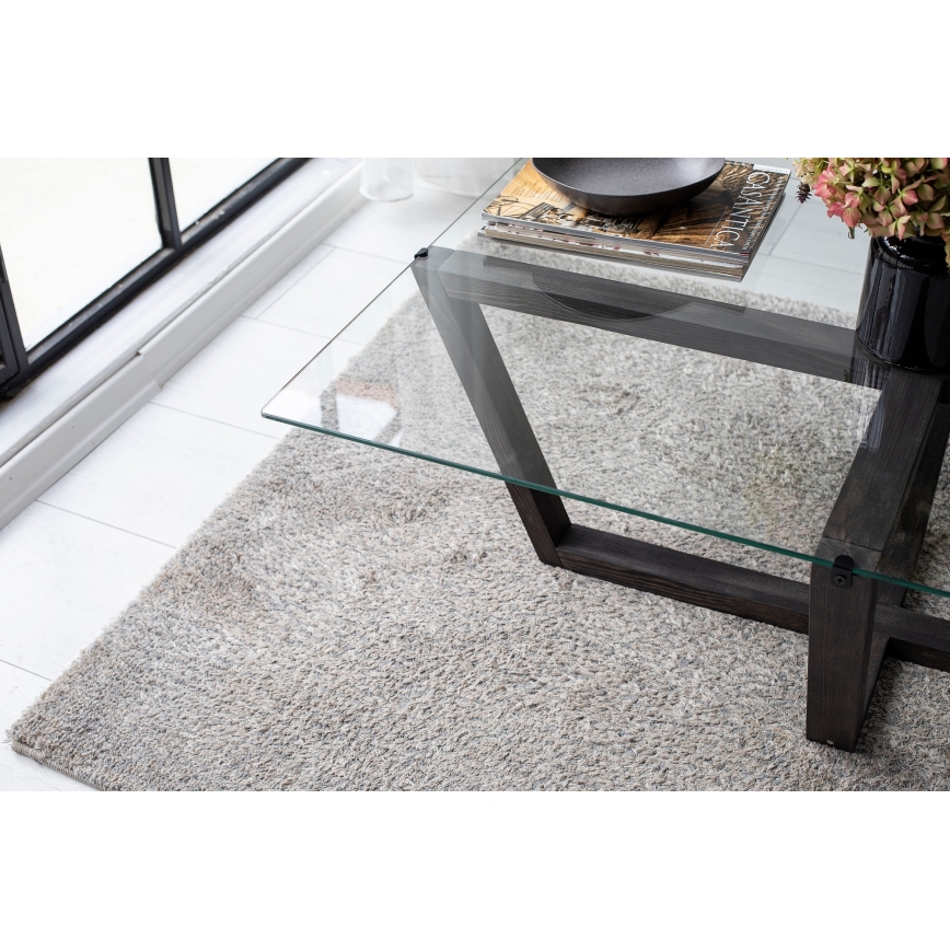 Mesa de centro AMALFI 35x105 cm pinho/transparente