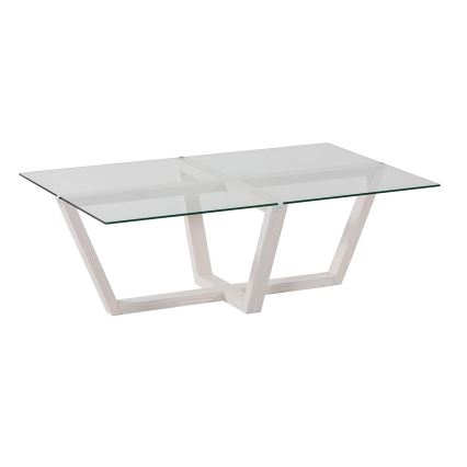 Mesa de centro AMALFI 35x105 cm pinho/transparente
