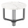 Mesa de centro ANTICA 41x55 cm preto/decoração em mármore
