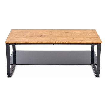 Mesa de centro ARTIGA 45x105 cm preto/bege