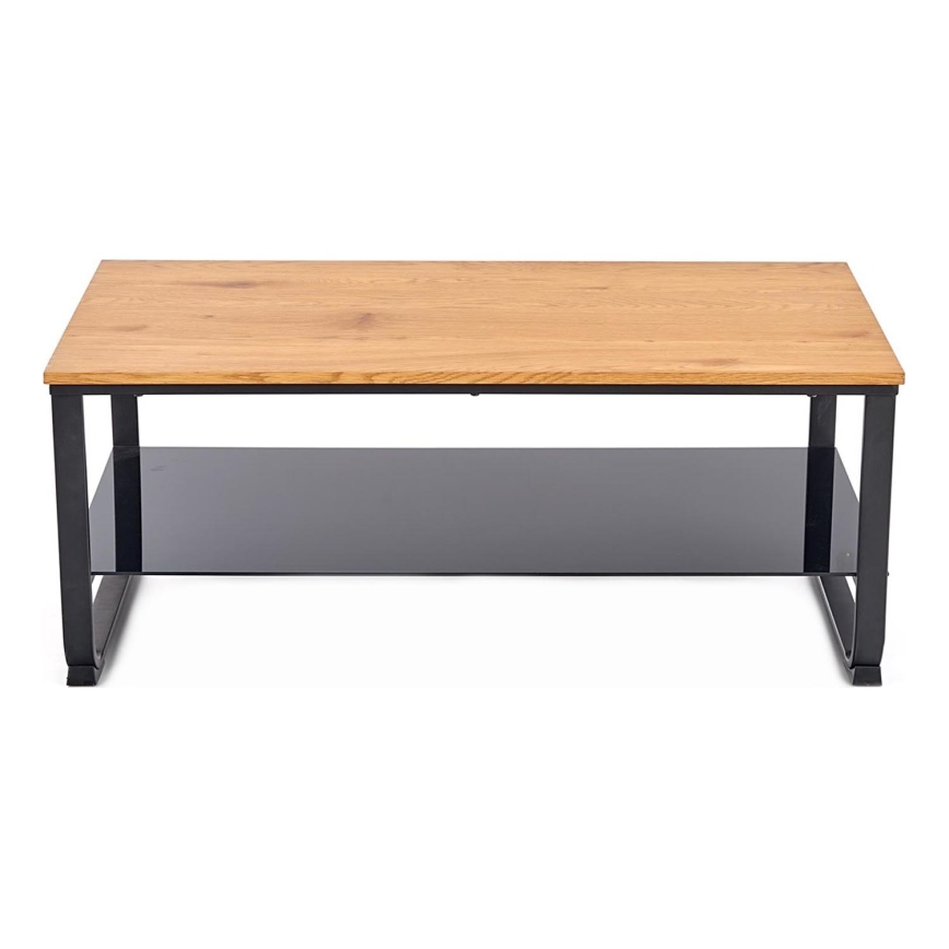 Mesa de centro ARTIGA 45x105 cm preto/bege