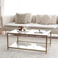 Mesa de centro ASTRO 40x90 cm dourado