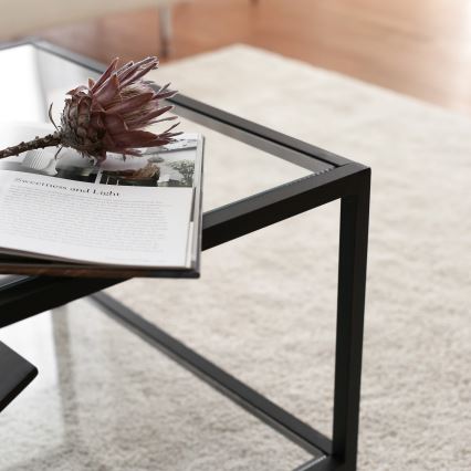 Mesa de centro ASTRO 40x90 cm preto