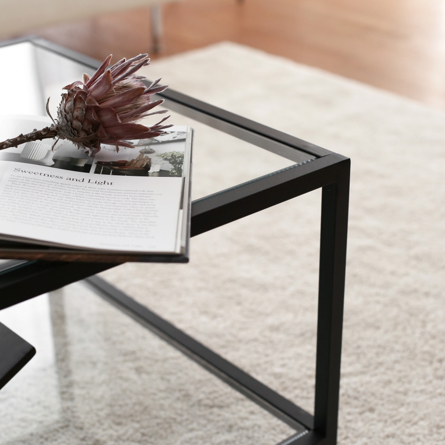Mesa de centro ASTRO 40x90 cm preto