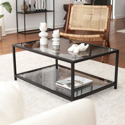 Mesa de centro ASTROSEHPA 40x90 cm preto