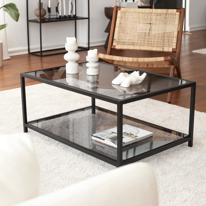 Mesa de centro ASTROSEHPA 40x90 cm preto