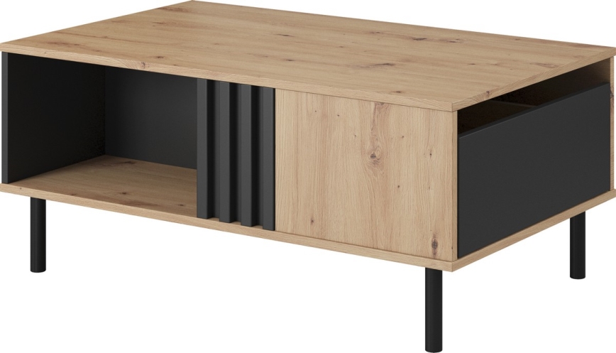 Mesa de centro BADIA carvalho/antracite