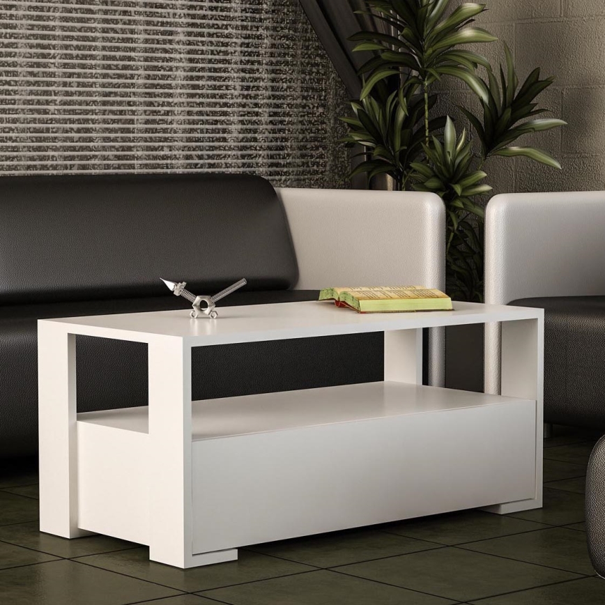 Mesa de centro BALINA 40x90 cm branco