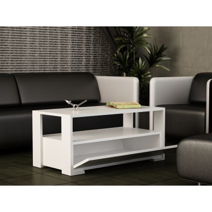 Mesa de centro BALINA 40x90 cm branco